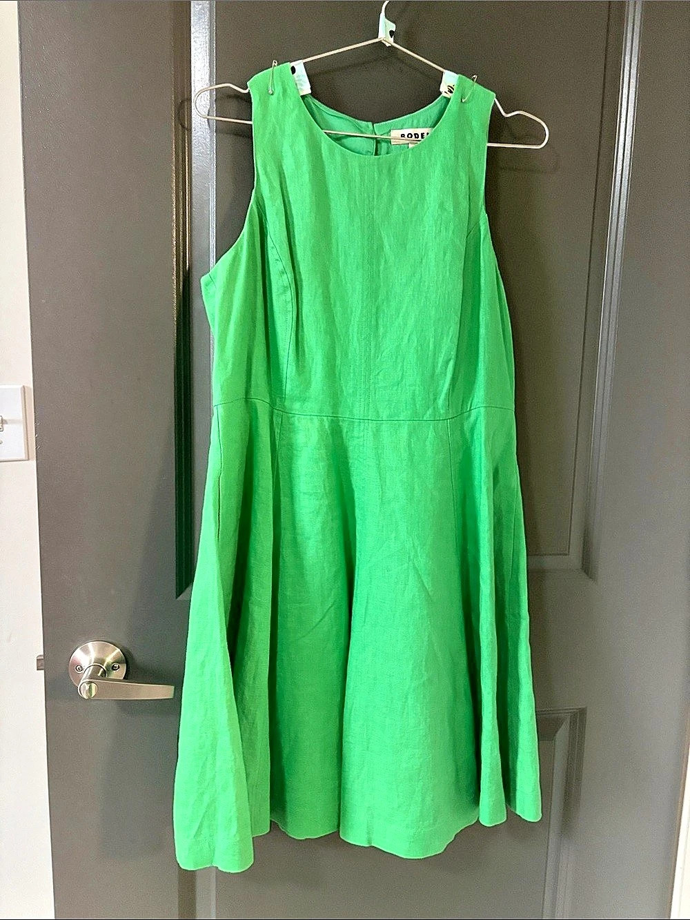 Boden Green Sleeveless Mini Dress US 8P